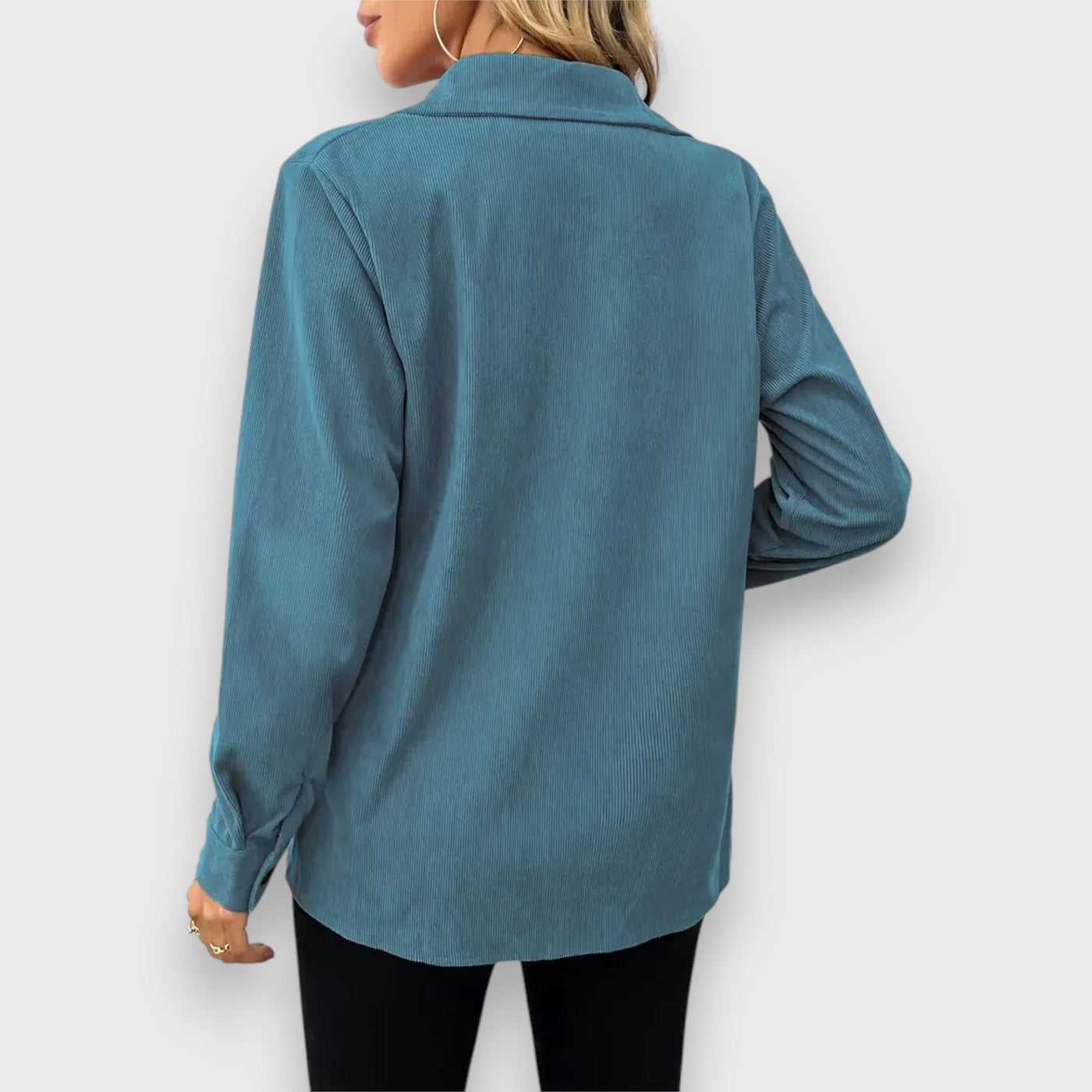 Selina – Hemdjacke im Cord-Look