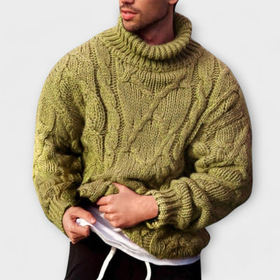 Victorino™ - Gestrickter Winter-Rollkragenpullover