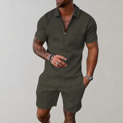 Sommer-Set für Herren mit Polo & Shorts