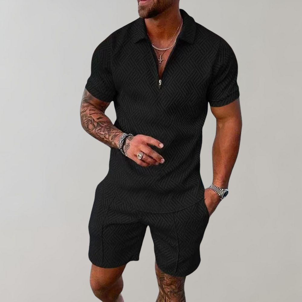 Sommer-Set für Herren mit Polo & Shorts