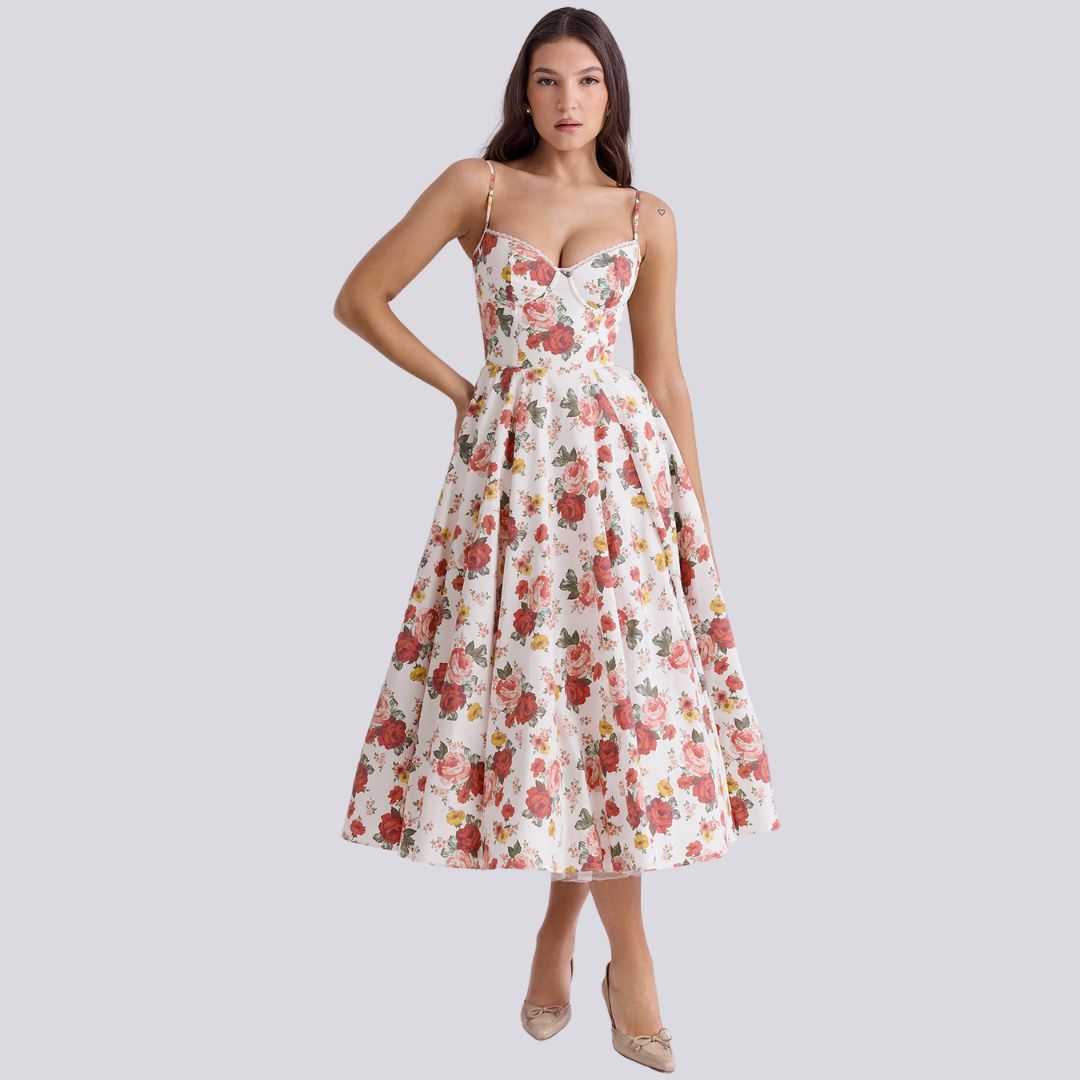 Elegantes Maxikleid mit Tüllrock