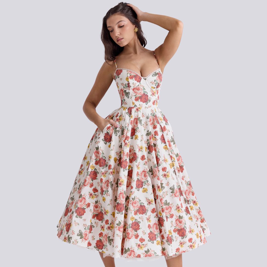 Elegantes Maxikleid mit Tüllrock