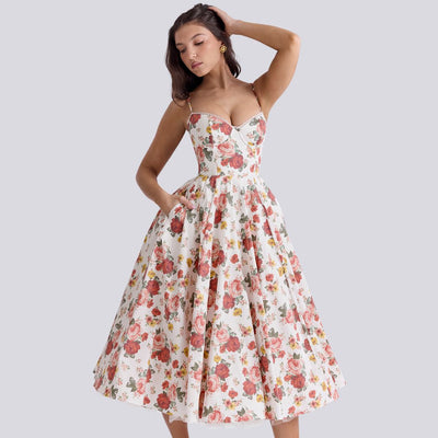 Elegantes Maxikleid mit Tüllrock