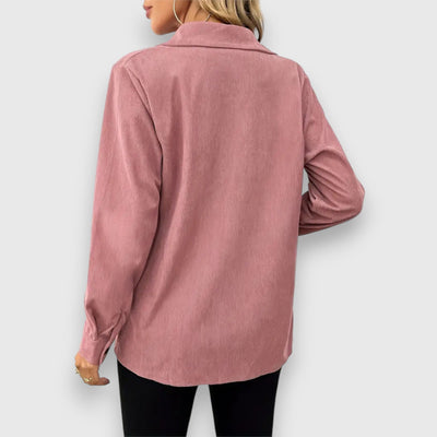 Selina – Hemdjacke im Cord-Look